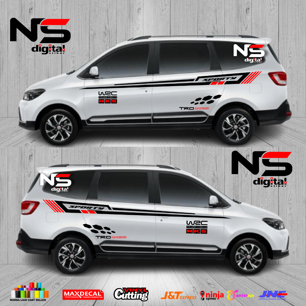 NEW Stiker Mobil Wuling Confero Sticker Cutting Wuling Confero Terbaru