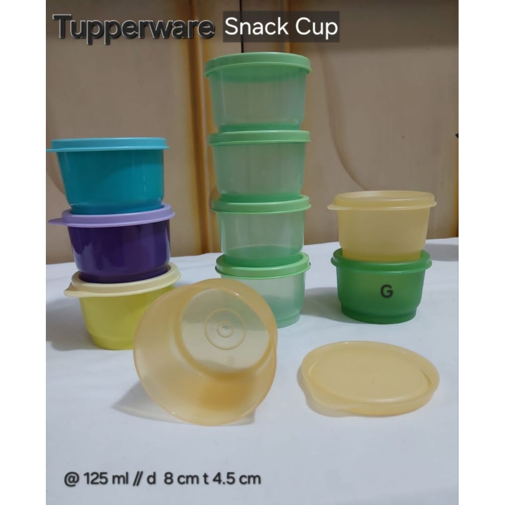 Wadah kecil Tupperware Snack Cup - tempat snack bayi- tempat puding