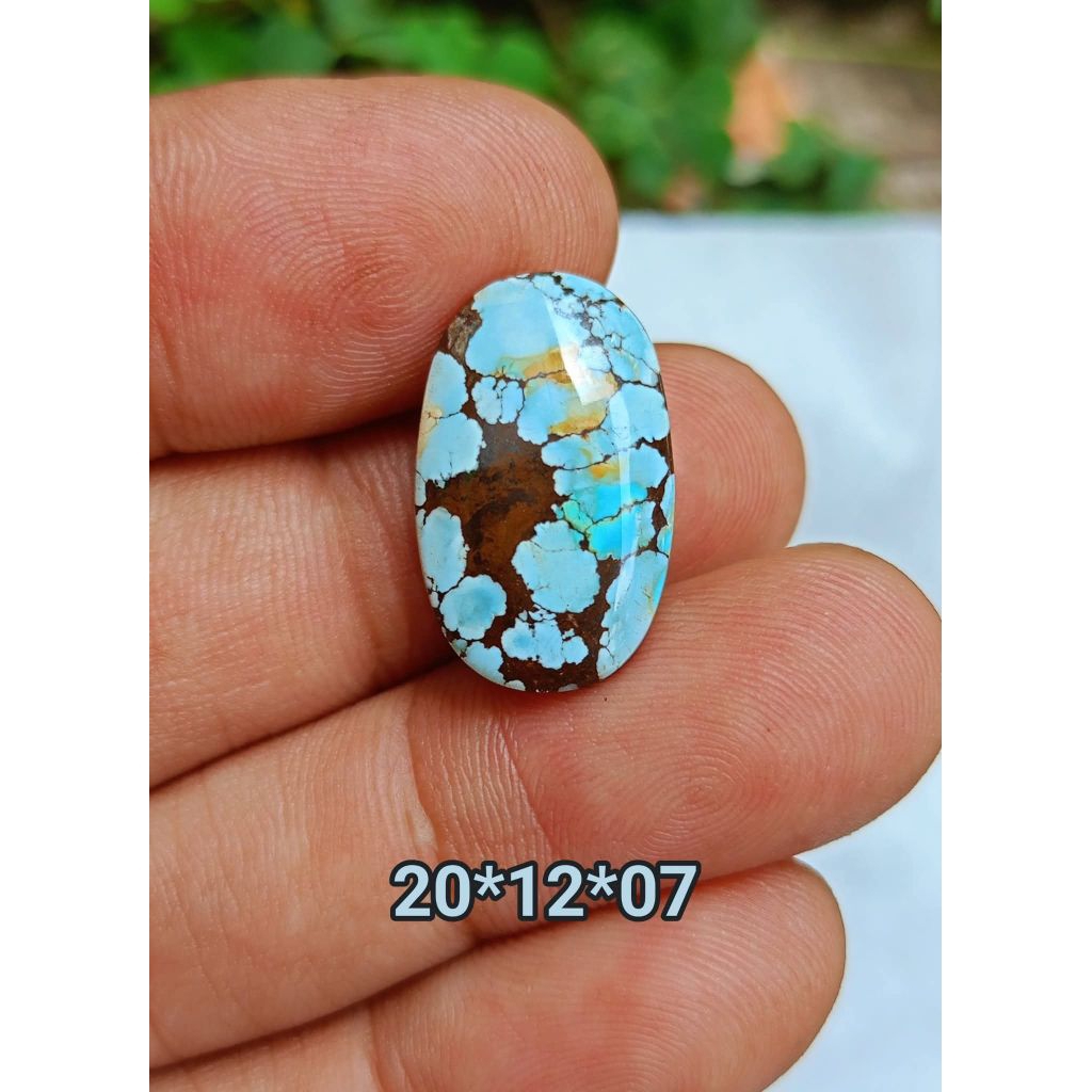 BATU PIRUS PERSIA BIRU TELUR ASIN URAT EMAS SUPER LANGKA