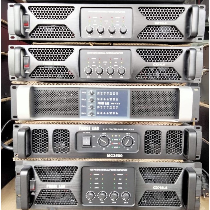 Power Phaselab 4 Chanel HD 4.8 HD 4.10 HD 4.14 HD 4.16 ORIGINAL  Untuk Penggunaan Profesional