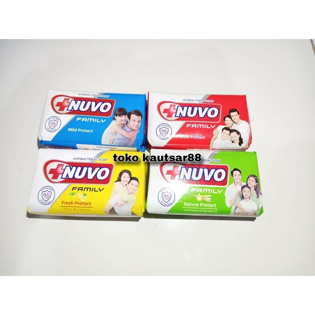 Sabun mandi nuvo batang 72 gr sabun mandi nuvo