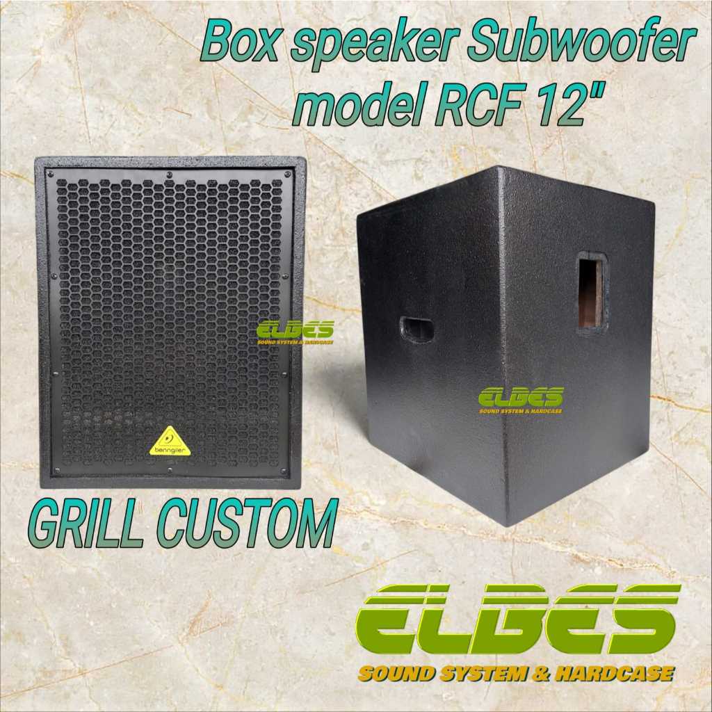 Box Speaker 12 inch Custom model RCF subwoofer 12in