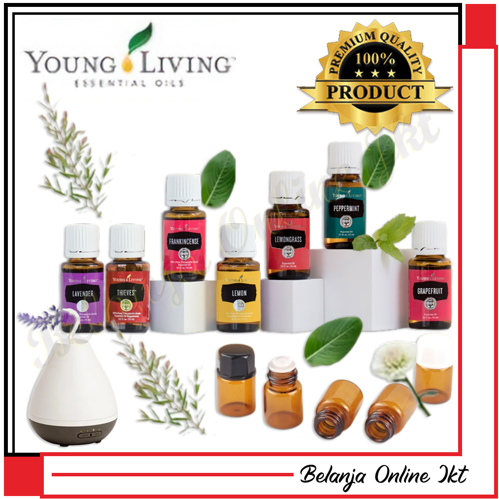 Botol Bekas Essential Oil 2ml 5ml 15ml Young Living ORIGINAL Botol Bekas Kosong Essentials Oil Young