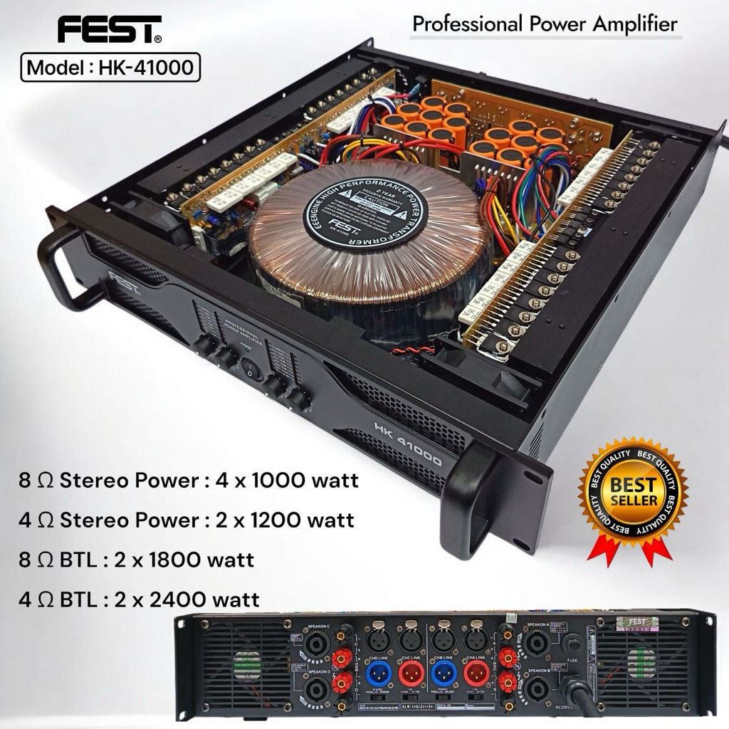 FEST HK41000 HK-41000 Power Amplifier