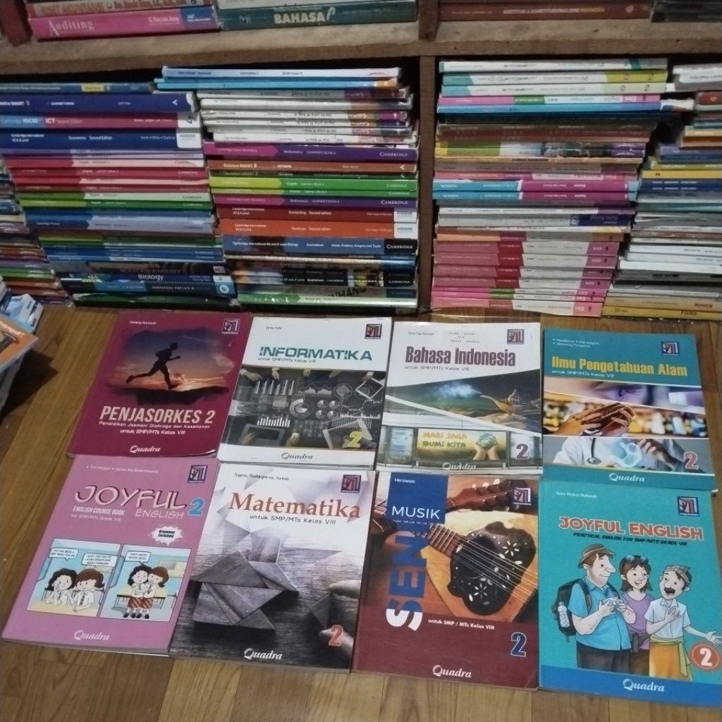 Buku Paket Kelas 8 SMP Kurikulum Merdeka - Quadra - Penjasorkes Informatika Ips Joyful Matematika Se