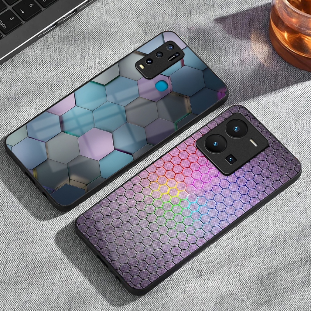 Case Glossy Vivo Y35 / Vivo Y30 - Y30i - Y50 / Vivo Y22 / Vivo Y12 / Vivo Y21 Soft Case Kilau - Cass