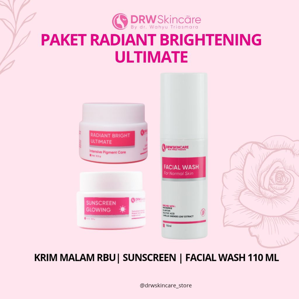 Drw Skincare - Paket Radiant Brightening Ultimate / Paket Krim / Flek Hitam