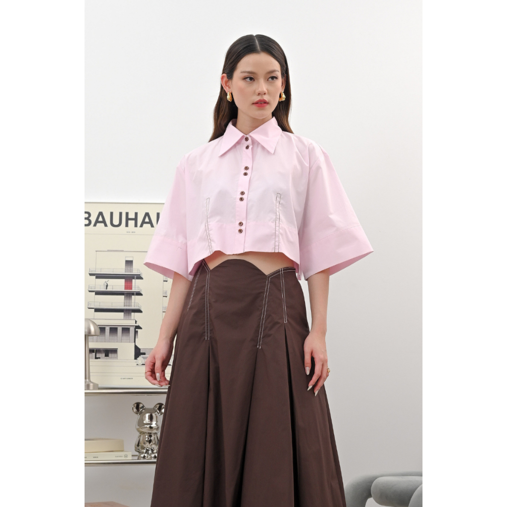 FREDERIKA Martina Top - Peony Pink