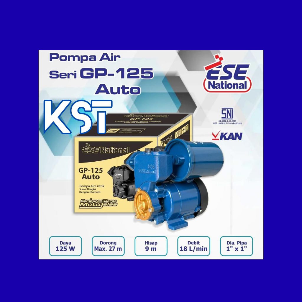 POMPA AIR OTOMATIS GP 125 NATIONAL ESE GP 125/ pompa air sumur dangkal pompa air rumah tangga