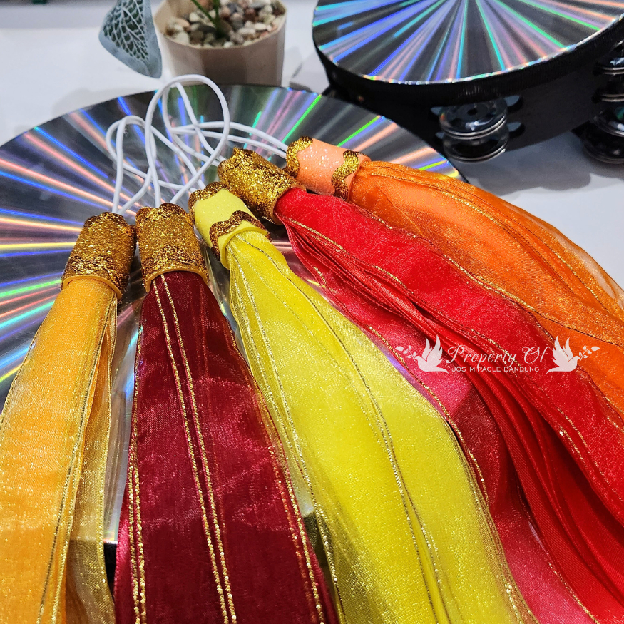 PM - Rumbai/Tassel Pita Tamborin - Polos & Variasi - Penari Tamborin