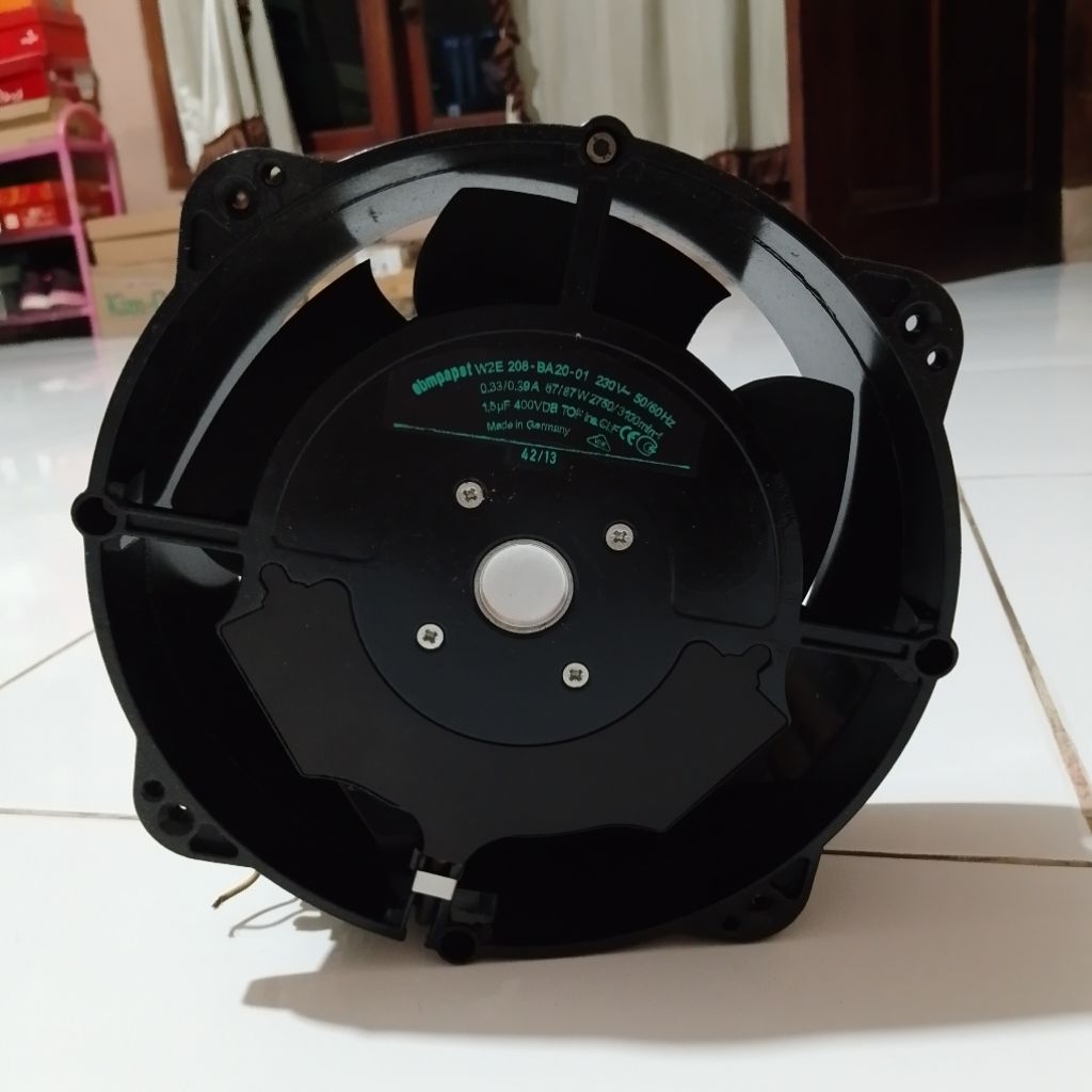 EBMPAPST Kipas AC 230VAC 8" 0.33/0.39A