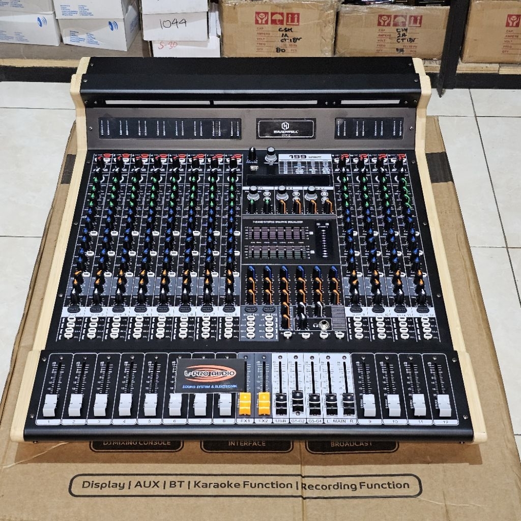 Mixer HARDWELL GTR 12 Original mixer audio 12 chanel