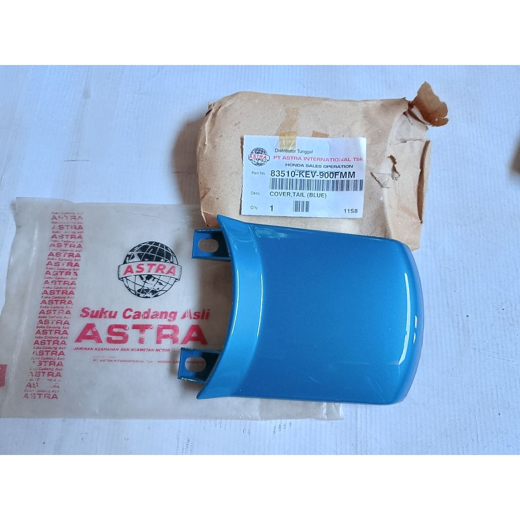 Cover Tail Sambungan cover body Honda SUPRA lama SUPRA X XX V FIT Biru FMM Original Nos
