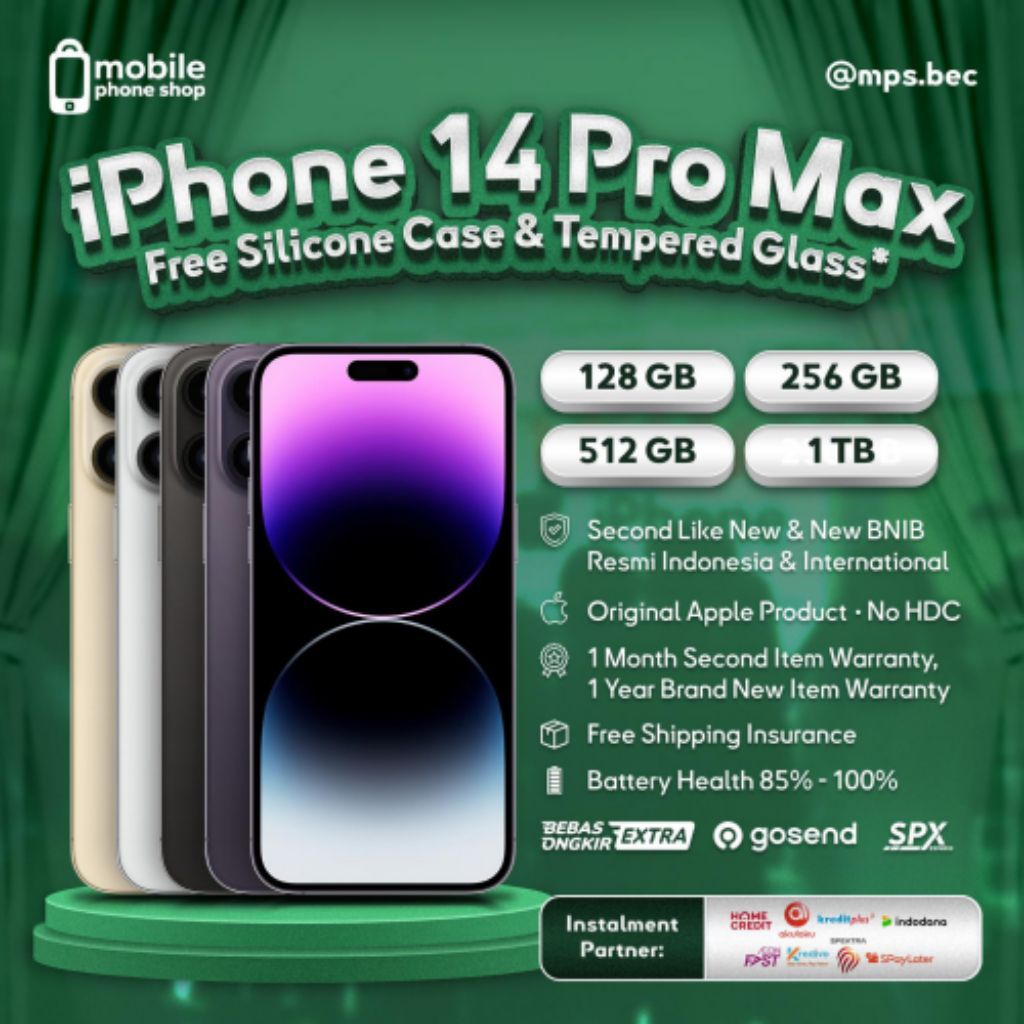 APPLE IPHONE 14 PRO MAX ibox || 128 || 256 || 512 || 1TB ||