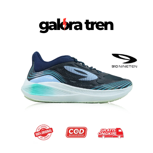 Sepatu Lari 910 Haze Vision Original Biru-Tua