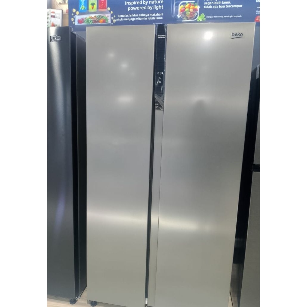 Kulkas Side by Side BEKO GNO 4332XP Kaps 500 Liter
