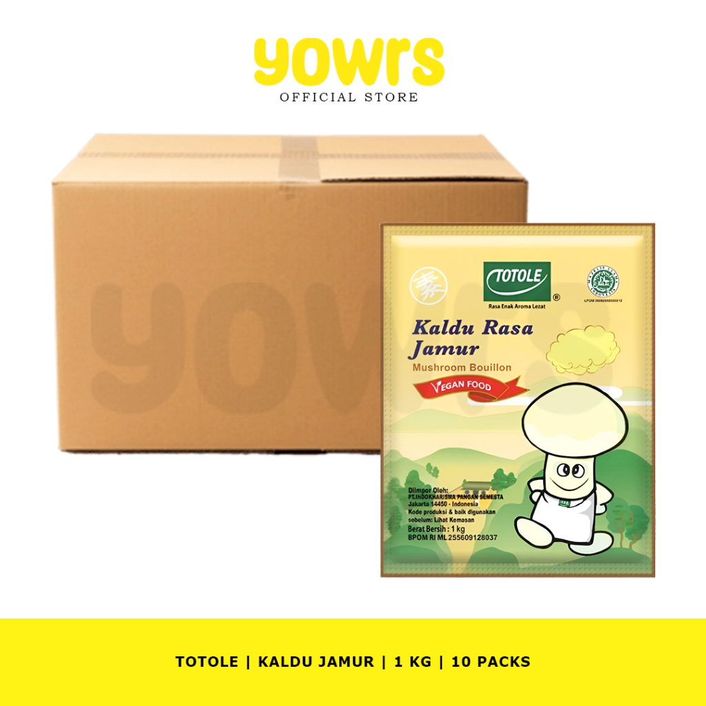CTN - TOTOLE Kaldu Jamur 1kg (1 DUS) | TOTOLE Kaldu Rasa Jamur 1 kg 1 DUS | TOTOLE Mushroom Bouillon