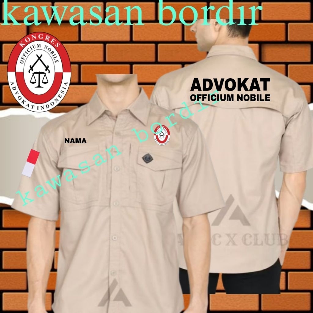 Premium kemeja tactical advokat Indonesia kemeja advokat seragam advokat baju advokat pdh advokat fu