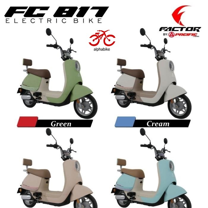 SEPEDA LISTRIK FACTOR FC-817 14 X 2.50 EBIKE E-BIKE SEPEDA LISTRIK FACTOR FC 817 FC817 by PACIFIC