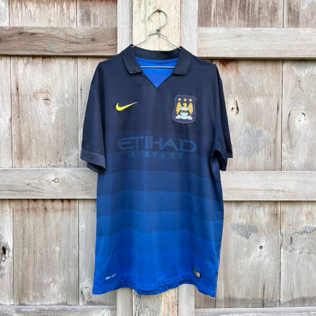 jersey manchester city away season 2014/2015 original authentic vintage retro nike
