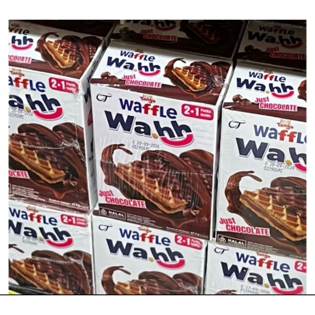Tango Waffle Wahh Rasa Coklat 1Dus isi 3pcs