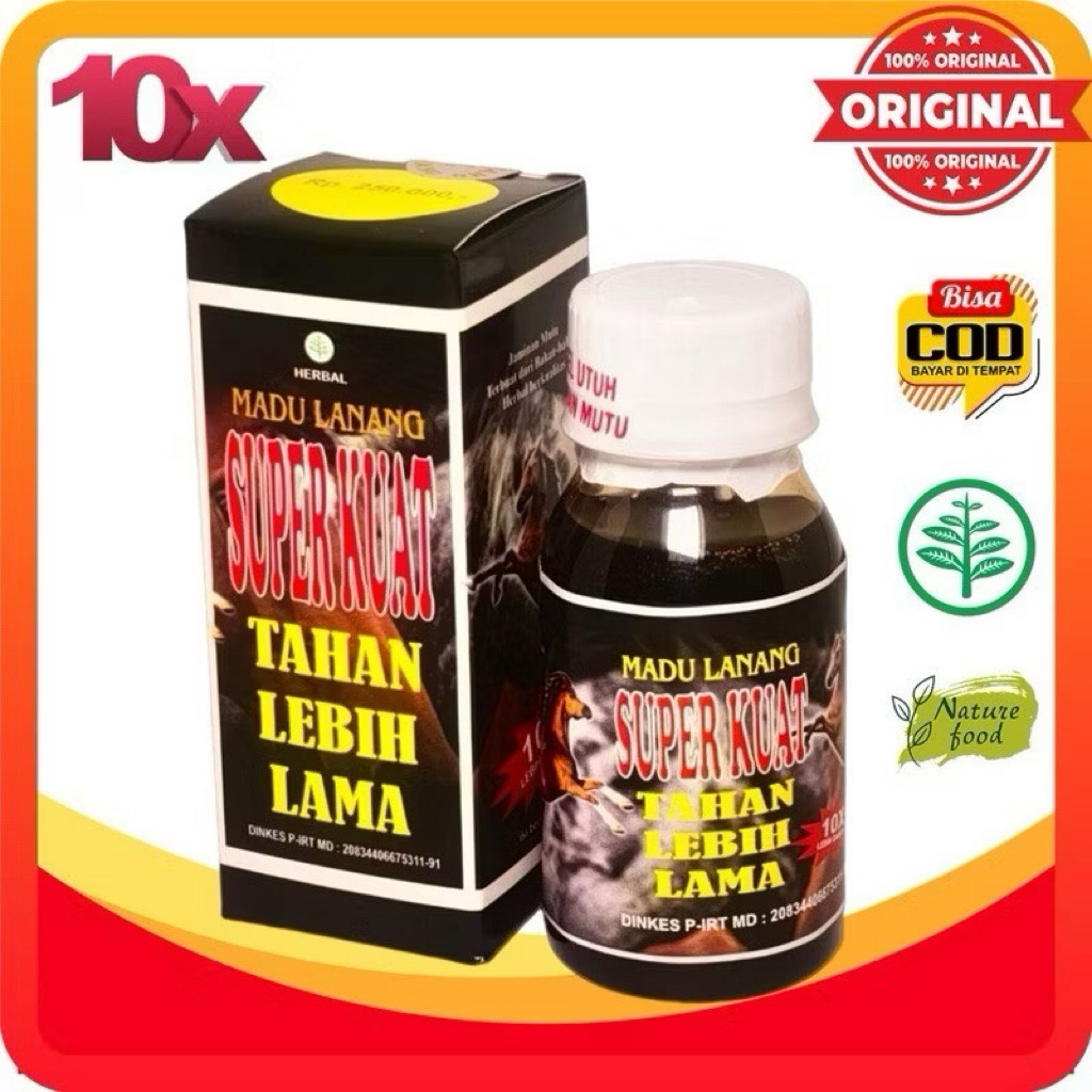 COD Madu Lanng Hitam Super Kuat 10x Asli Kuat Pria Tahan Lama