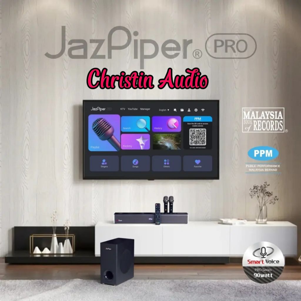 JazPiper Pro SoundBar High Performance Karaoke SoundBar Original