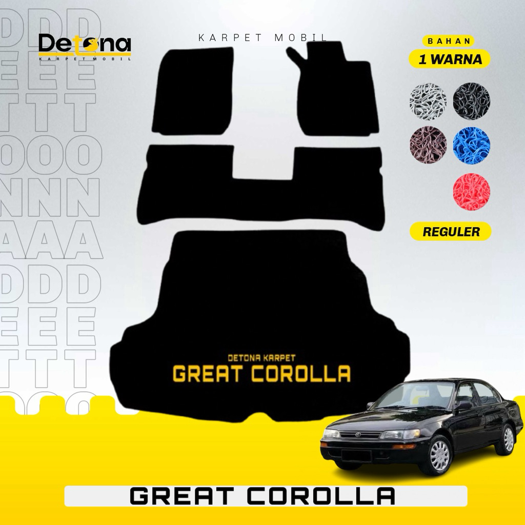 Karpet Mobil Mie TOYOTA GREAT COROLLA / Karpet Mie Mobil TOYOTA GREAT COROLLA