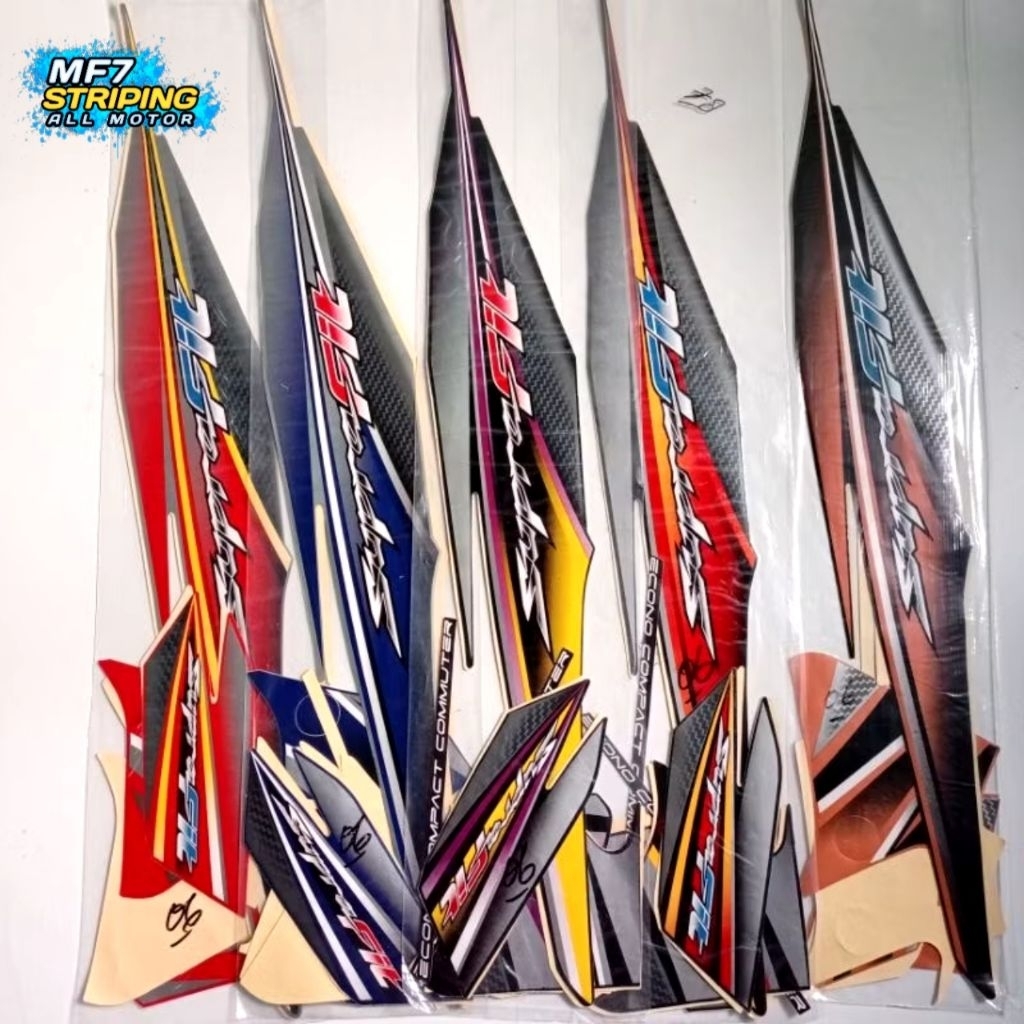 STRIPING SUPRA FIT NEW 2006 LENGKAP FULLSET FULL BODY ORIGINAL LOOK BISA COD