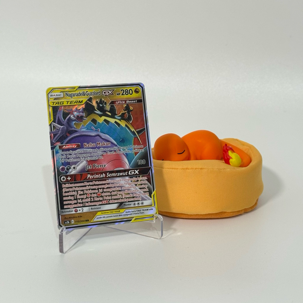 Naganadel & Guzzlord GX Tag Team RR Pokemon TCG Indonesia
