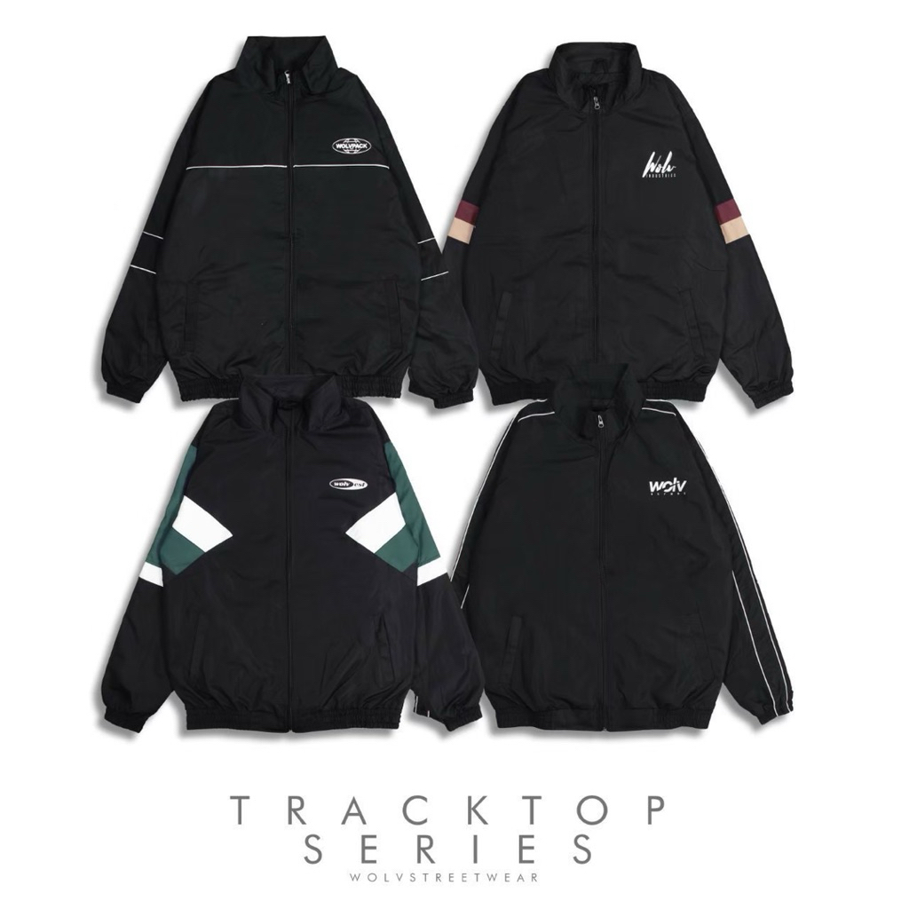 JACKET WOLVSTREETWEAR ORIGINAL LOKAL BRAND Tracktop Series