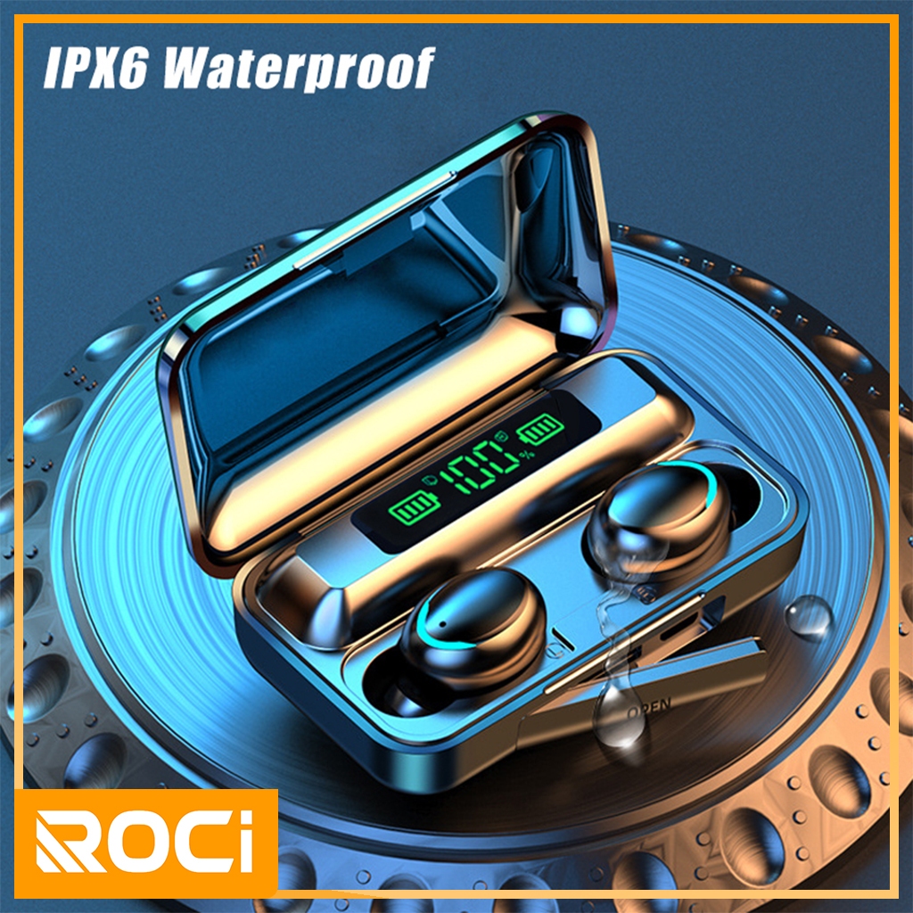 Headset F9 TWS Stereo Handsfree earphone airbuds original