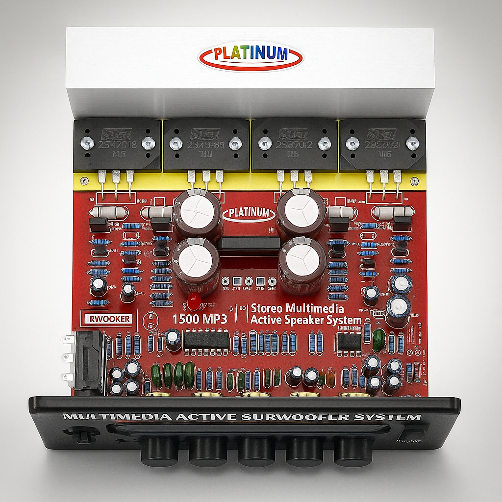 KIT SPEAKER AKTIF STEREO BUILT IN SUBWOOFER DMS-1500 DMS1500 PLATINUM