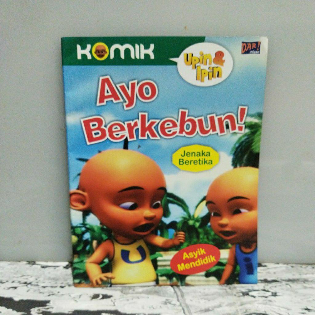 Komik upin & Ipin Ayo Berkebun