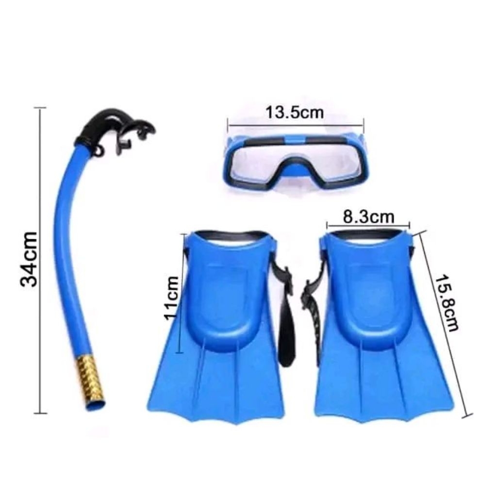 Perlengkapan set Alat selam anak