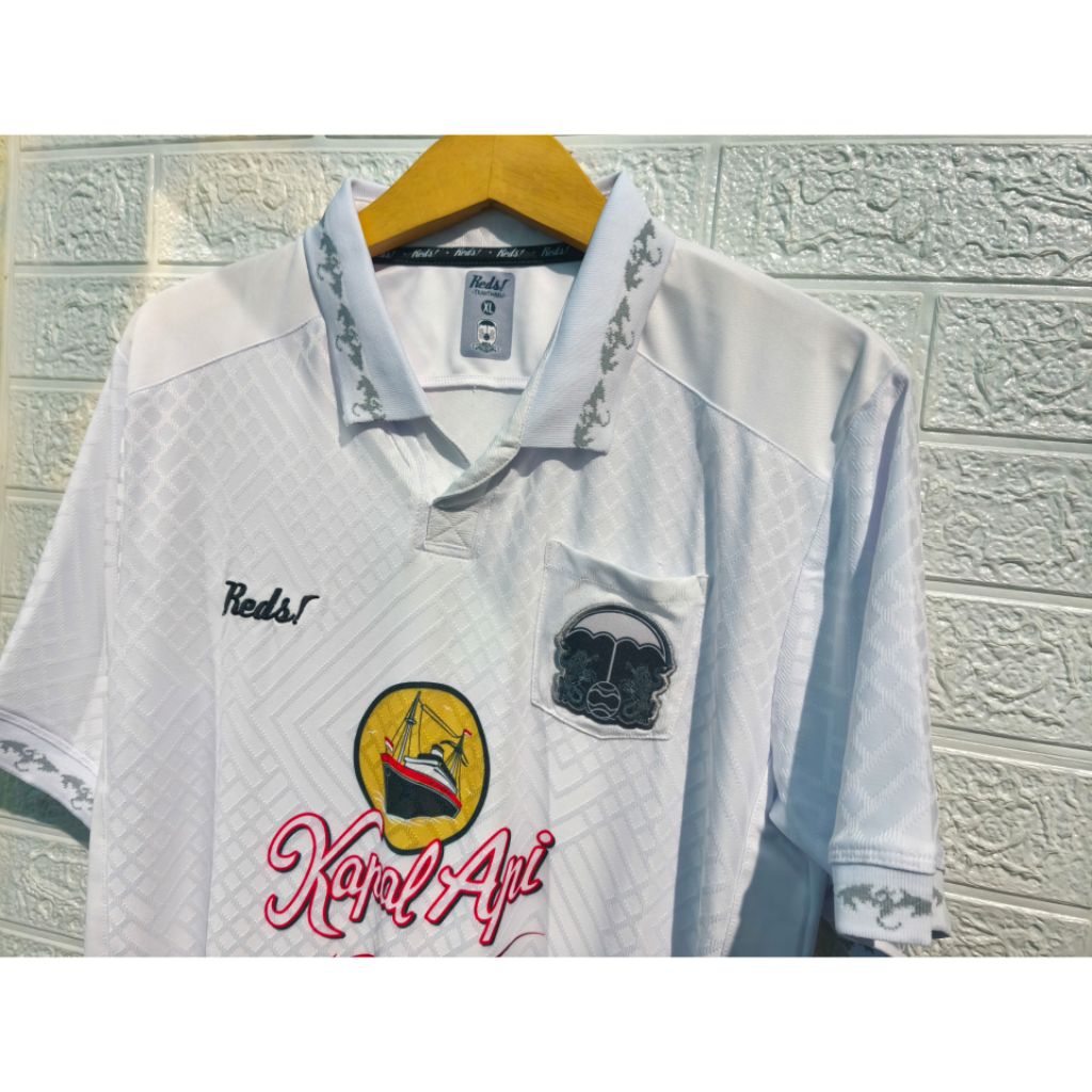 Jersey Original / Baju Bola Asli Naga Emas Asri Away 2025 by apparel Reds