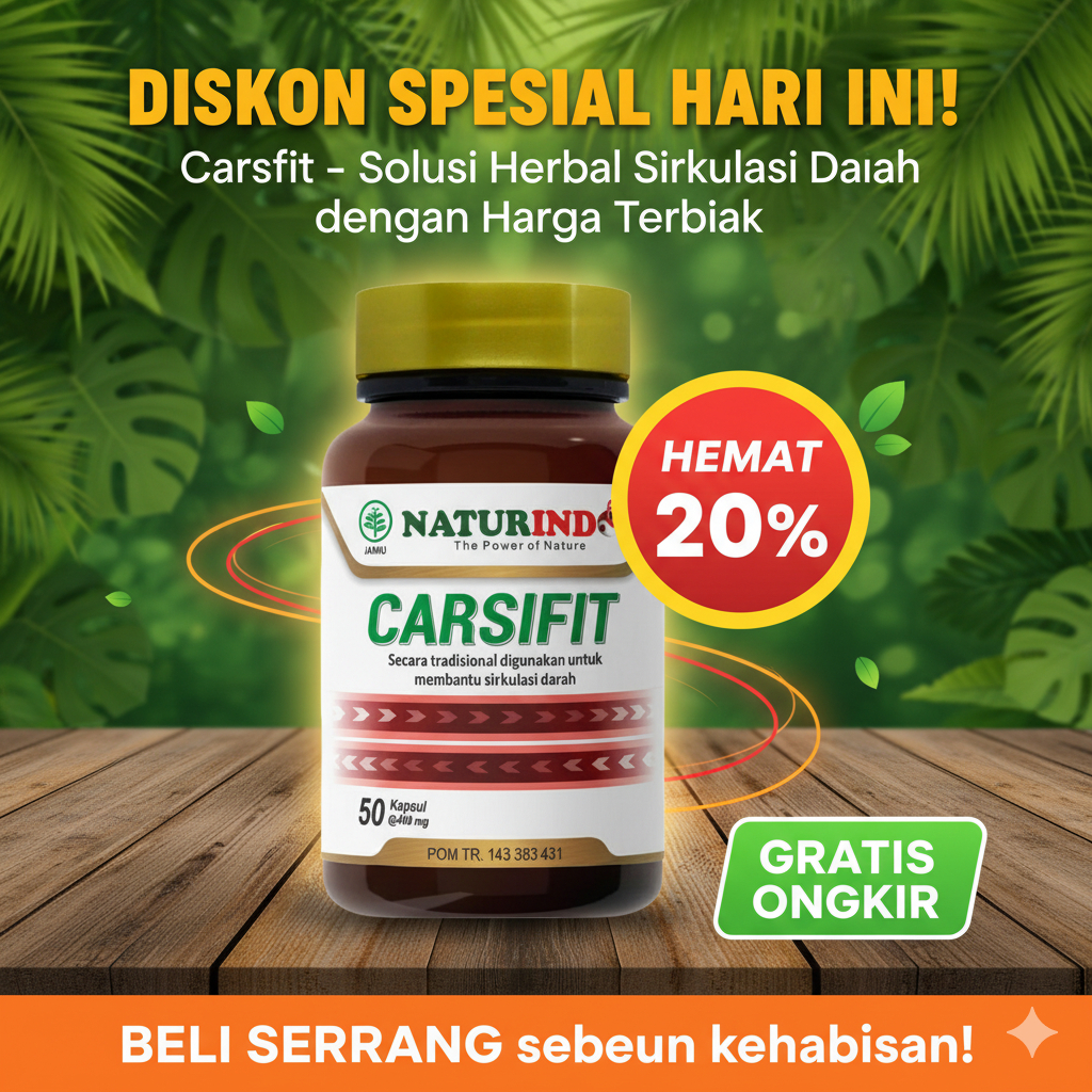 Obat Herbal Stroke Obat Stroke Obat Pasca Stroke | Naturindo CARSIFIT