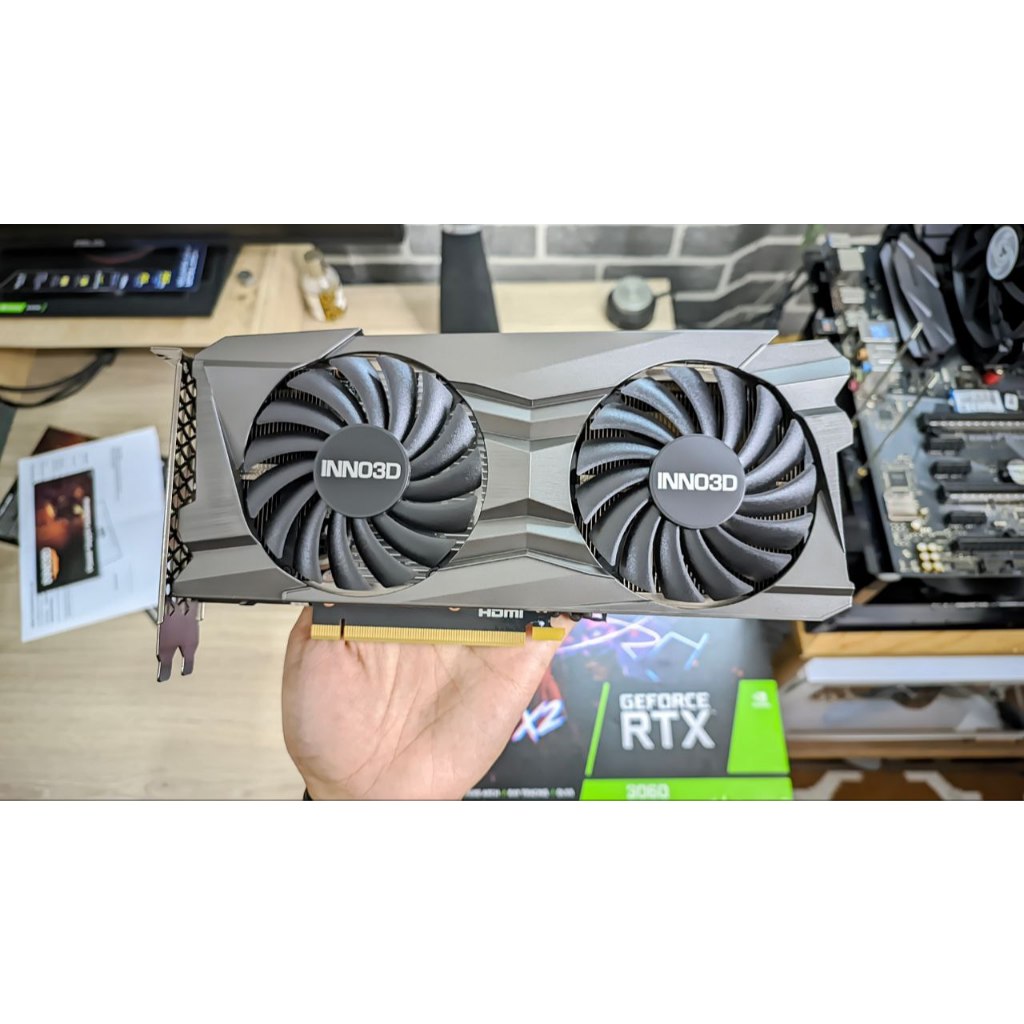 Inno3D RTX 3060 TWIN X2 12GB GDDR6 Expired April 2028 LikeNew Istimewa AlmostBNOB