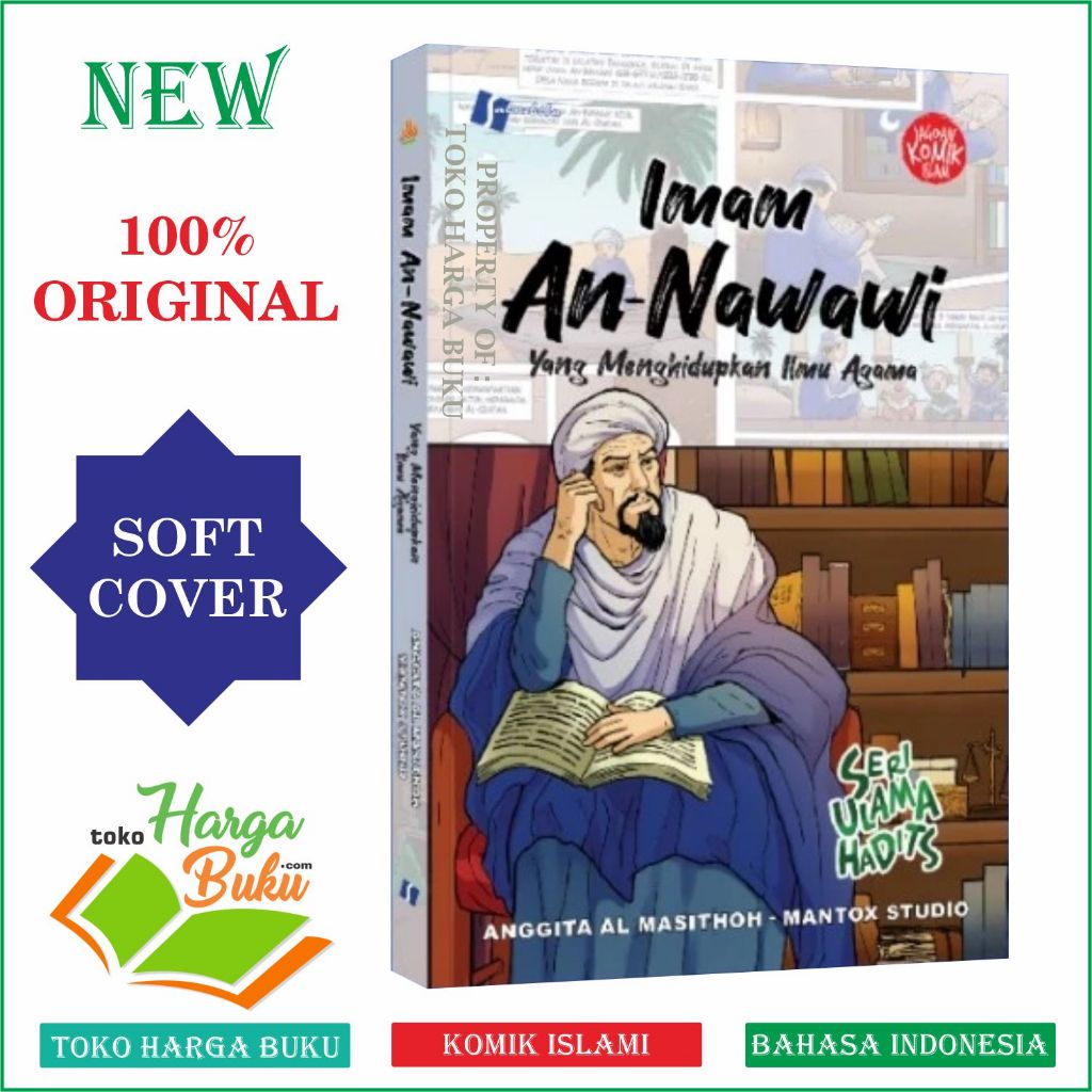 Foto Komik Imam An-Nawawi Yang Menghidupkan Ilmu Agama Seri Ulama Hadits Buku Anak Islami Full Color Salsabila Al-Kautsar
