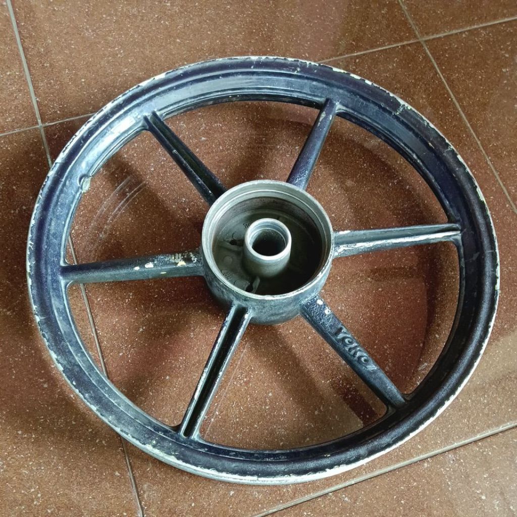 velg pelek veleg yoko for honda grand supra x ring 17 palang 6 lurus belakang