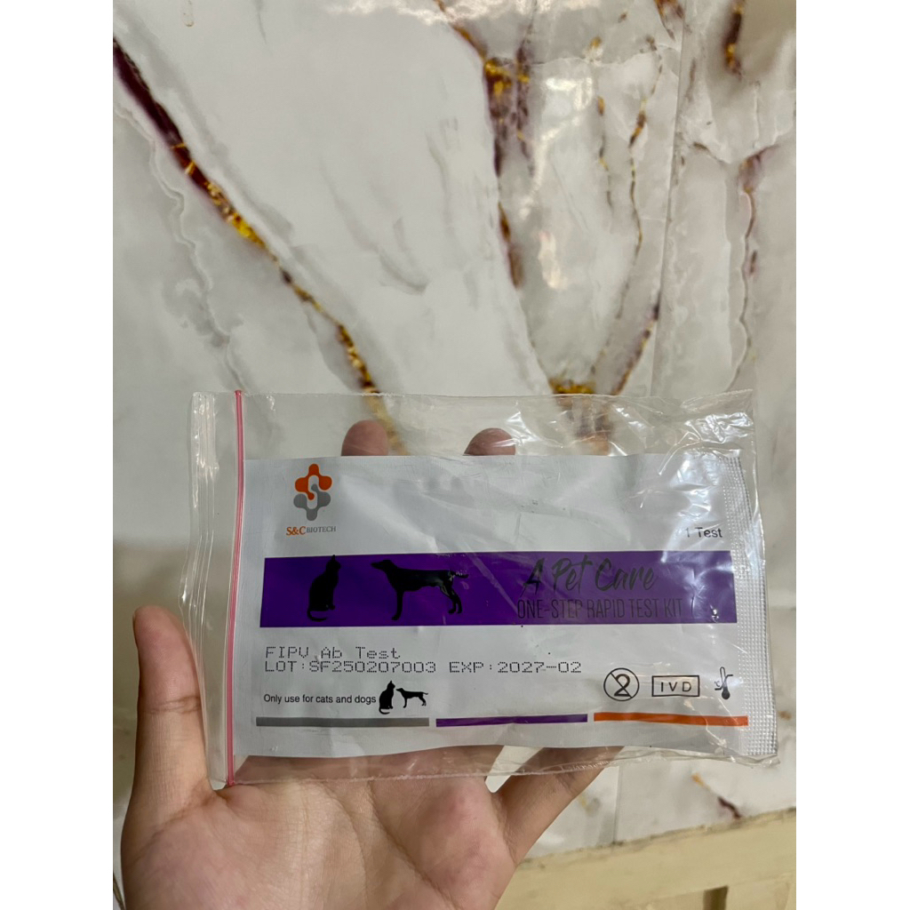 Test Kit FIPV Ab (Feline Infectious Peritonitis) - alat test virus kucing