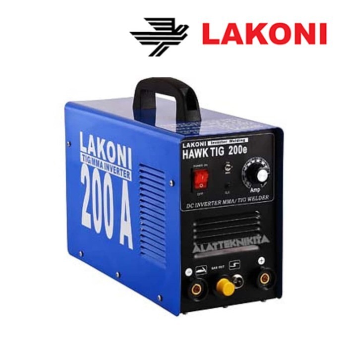 LAS ARGON LAKONI TIG HAW 200 E / MESIN LAS / TRAVOLAS LAKONI HAWK TIG 200E