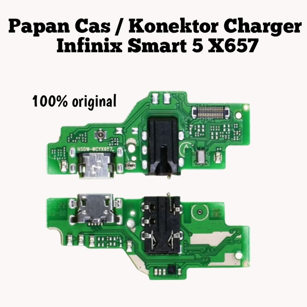 Papan Cas Infinix Smart 5  Original – Konektor Charger Board Cas Sparepart HP Pengganti