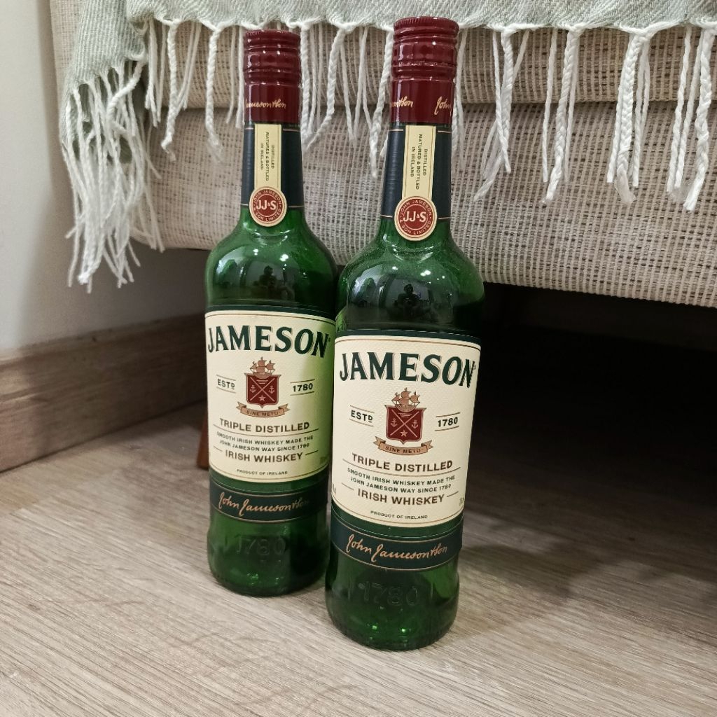 Botol Miras Kosong Bekas Jack Daniel Black Label Wine