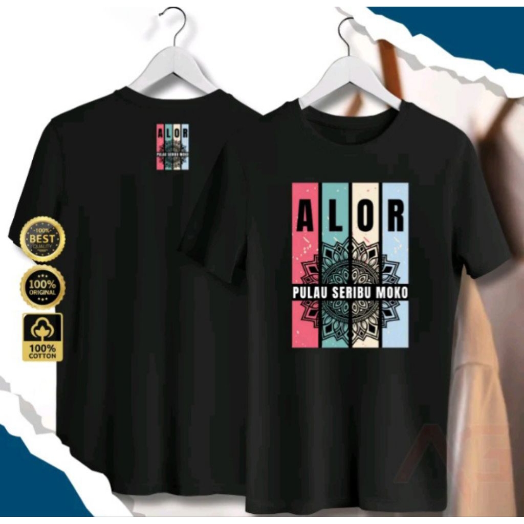 Kaos ALOR PULAU SERIBU MOKO Kaos NTT T-shirt Distro Unisex