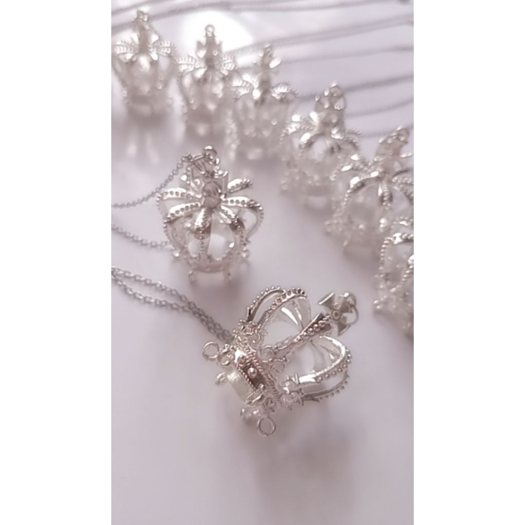 STOCK TERBATAS Crown Necklace Vivienne Westwood Jirai Kei Harajuku Japan Style Gothic Kalung Wanita 