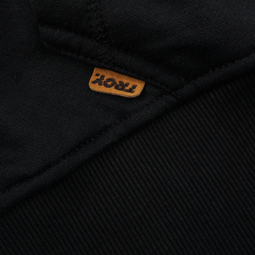Troy Company Hoodie Boxy Raglan Black Hune FR - Hoodie Boxy Hitam BRH 3372