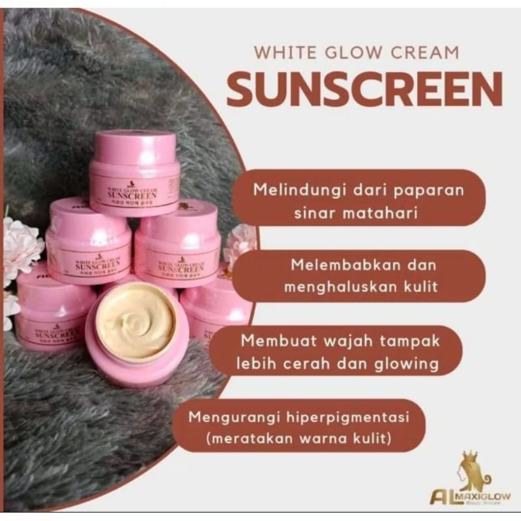Suncreen Almaxiglow / Suncreen Al Maxi Glow / sunblok Almaxiglow