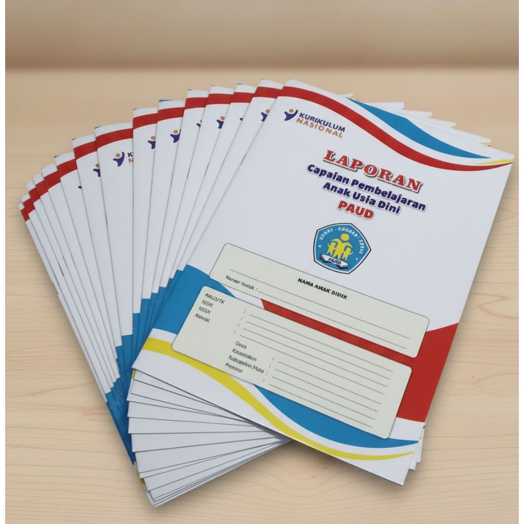 RAPORT PAUD kurikulum Nasional deeplearninng 2025 usia 3-6 th