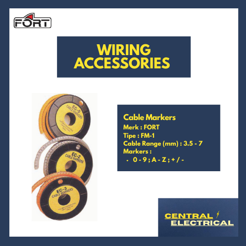 FORT Cable Markers (3.5 - 7) merk Fort tipe FM-1